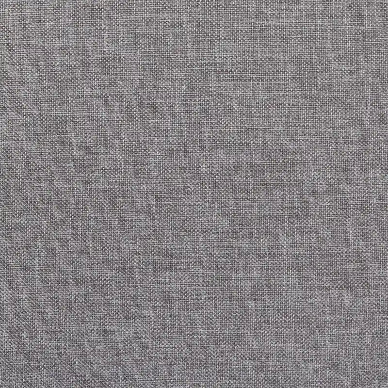 Lit capitonné à oreilles en tissu gris
