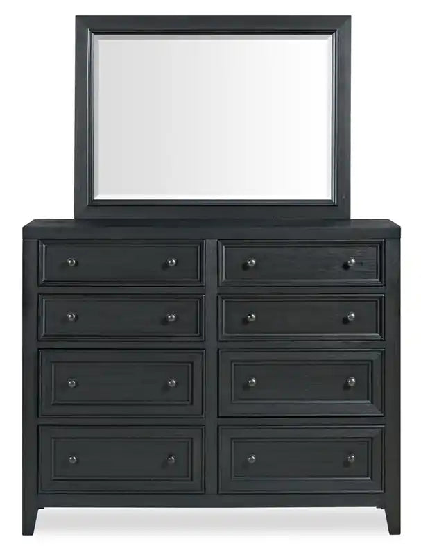 Miroir de commode de chambre, attachable, à suspendre au mur
