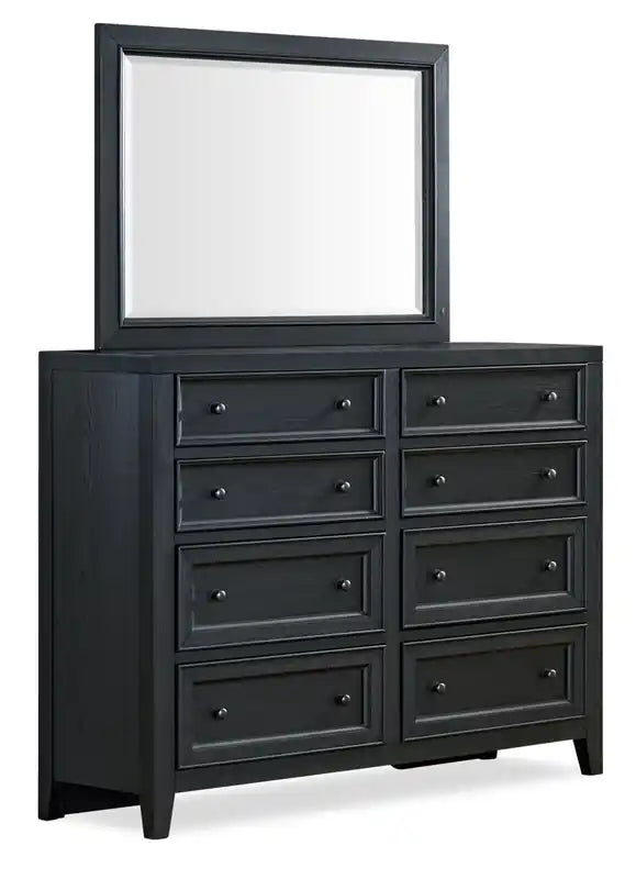 Miroir de commode de chambre, attachable, à suspendre au mur