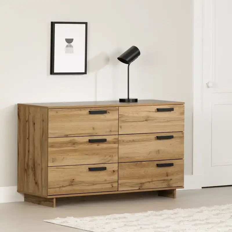 Commode 6 tiroirs - Chêne