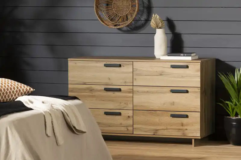 Commode 6 tiroirs - Chêne