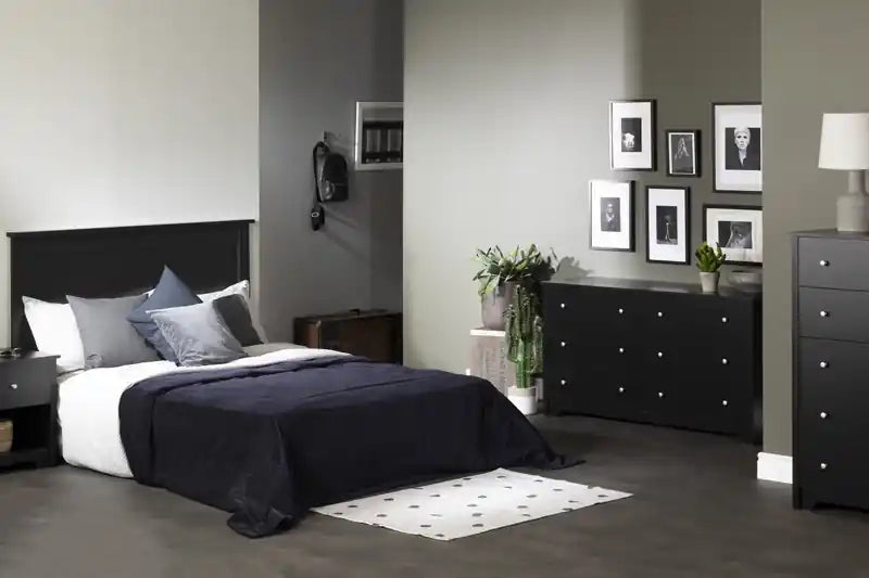 Tête de lit – Style moderne – Noir pur