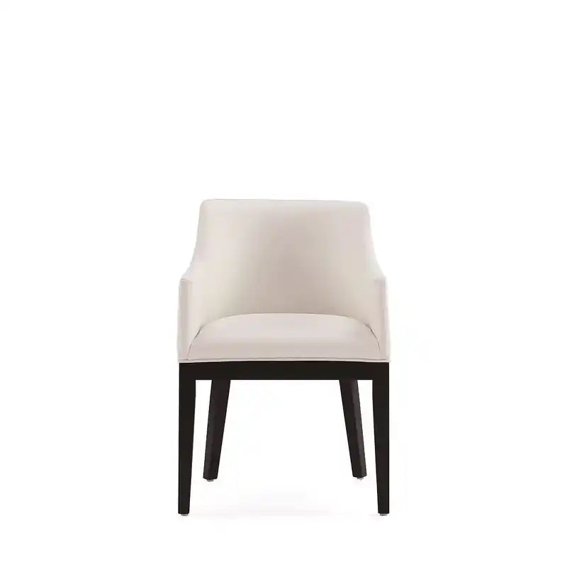 Chaise de salle à manger moderne en similicuir