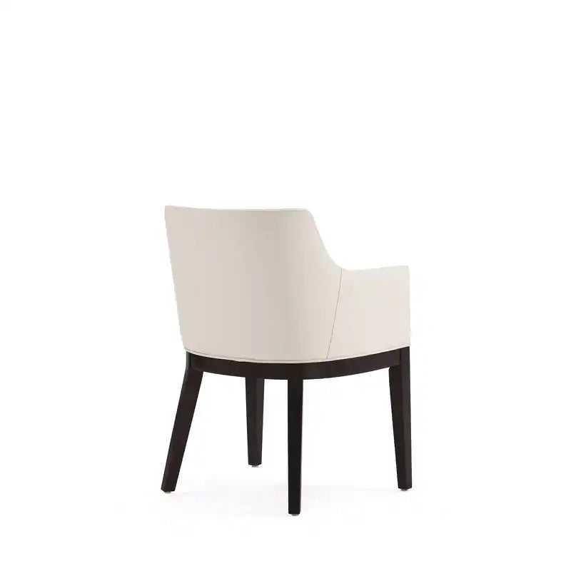 Chaise de salle à manger moderne en similicuir