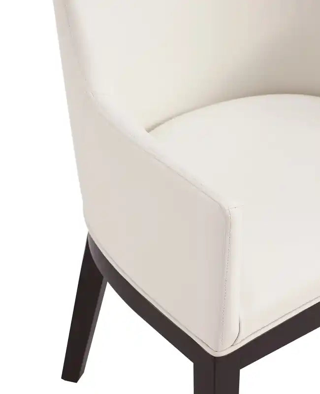 Chaise de salle à manger moderne en similicuir