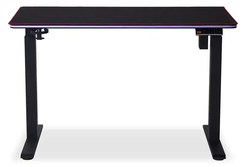 Finch 47 Gaming Office Desk with Electric Height Adjustment and RGB Lighting