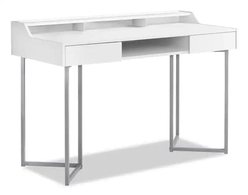 Jena 48 Office Desk with 2-Drawers & Cubbyholes