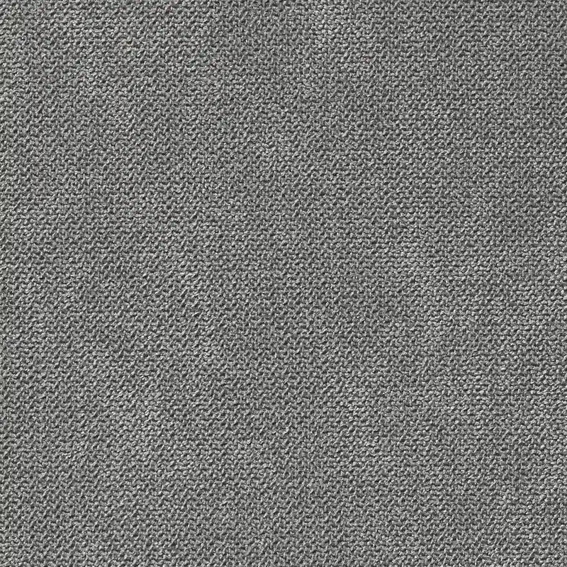 Ottoman en tissu 63 po avec coussin capitonné – Bleu denim