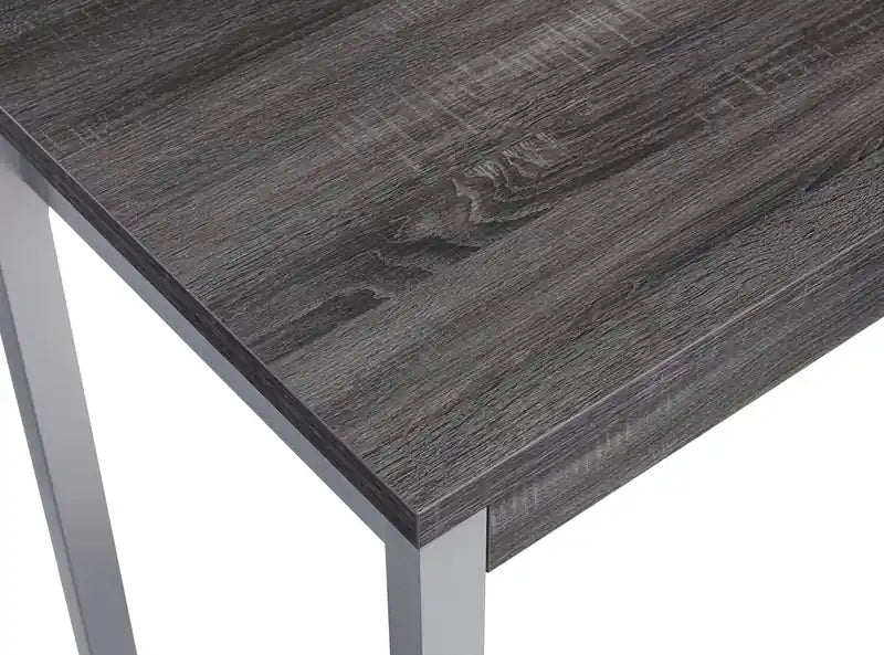 Bureau d'angle réversible 55" avec 4 tiroirs et compartiments de rangement