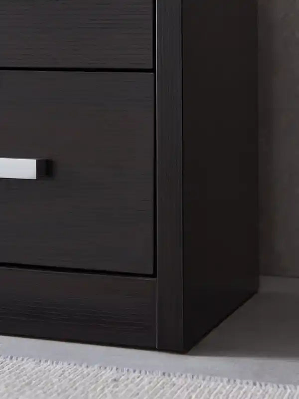 Bureau d'angle réversible 55" avec 4 tiroirs et compartiments de rangement