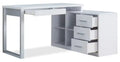 Owen 55 Reversible Corner Office Desk with 4-Drawers & Cubbies