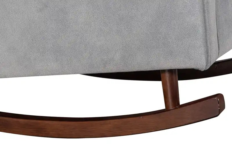 Fauteuil à bascule de 29,5 po avec patins en bois